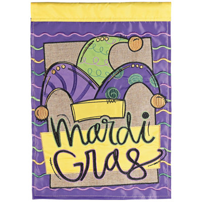 Jensenn Double Sided Polyester Mardi Gras