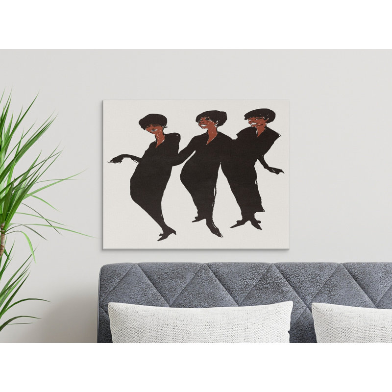 Napper Wrapped Canvas Print Set, 48x16