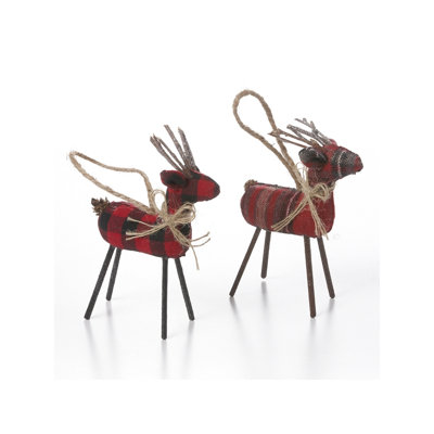 Ensemble de figurine cerf 2 pièces Fierro