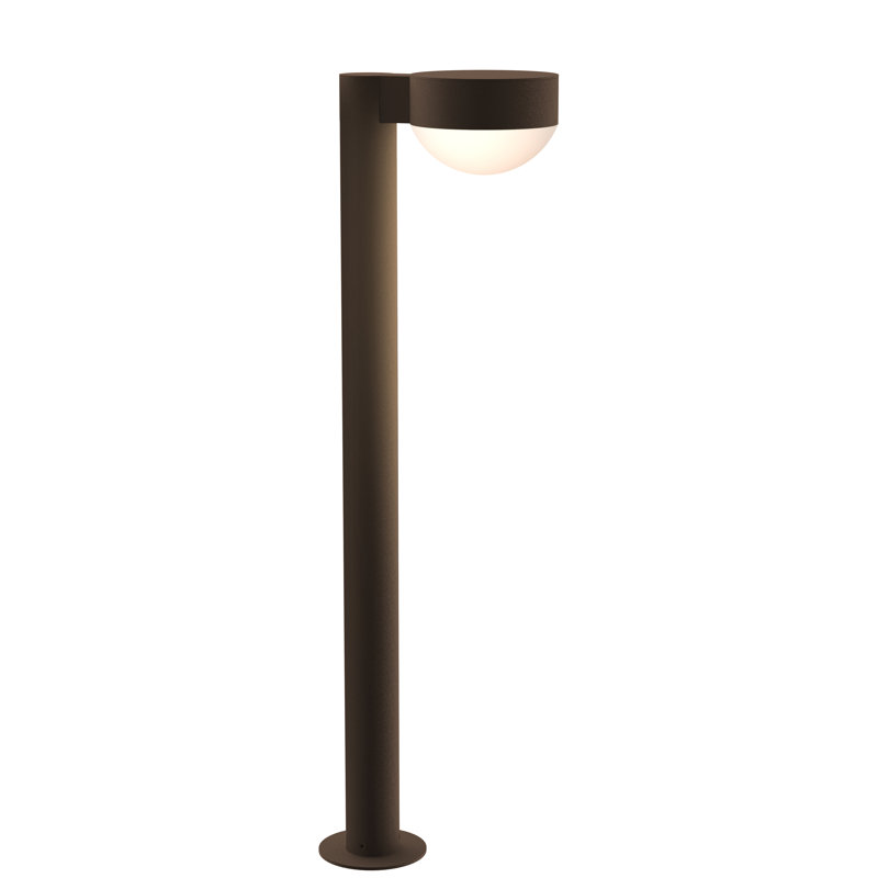Borne d'éclairage à DEL Reals Line Voltage, Gris, H 28 po x l 5 po x P 7,75 po