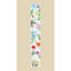 Panneau de véranda floral en bois massif 47 po
