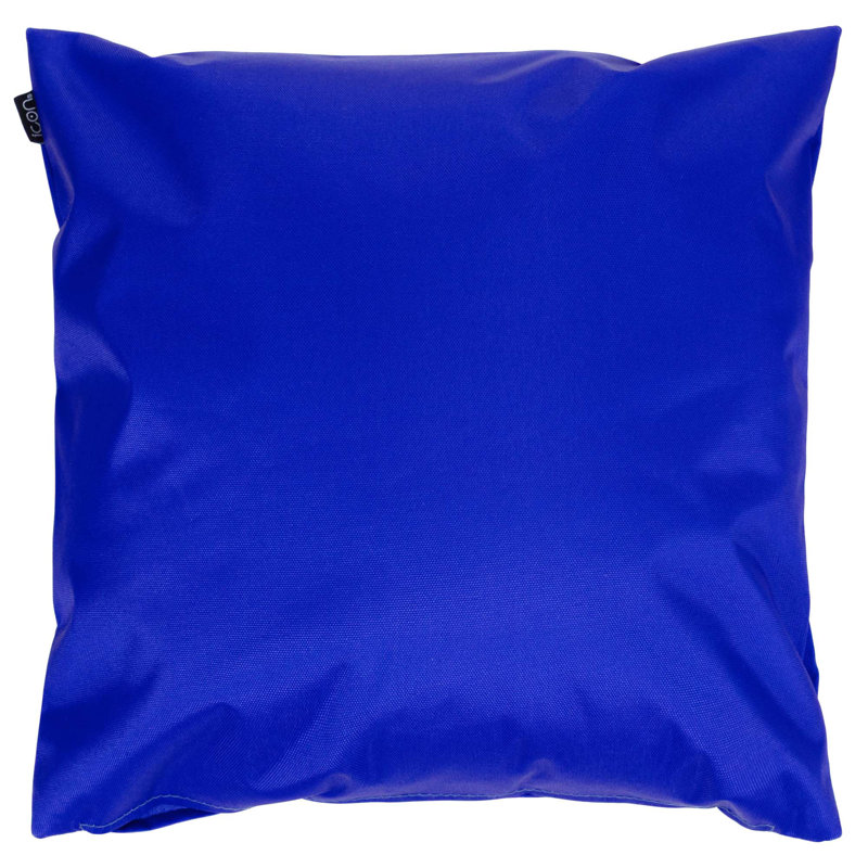 Indoor / Outdoor Blue Square Throw Cushion