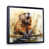 Black Floater Framed