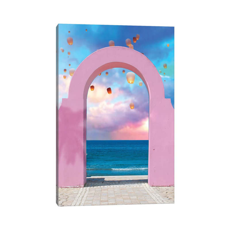 «Arch and Lanterns» par Erin Summer, impression sur toile tendue, H 26 po x l 18 po x 1,5 po