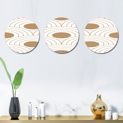 Abstract Wall Decor on Metal