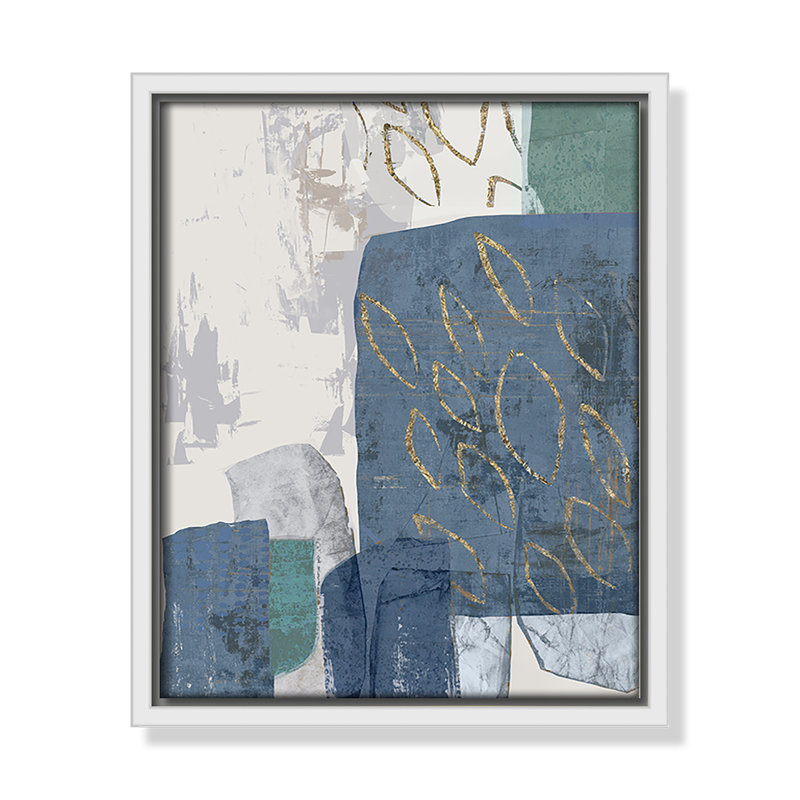 Shape of Formation II - Blue Version Print par Casa Fine Arts, Blanc, H 11,5 po x l 9,5 po