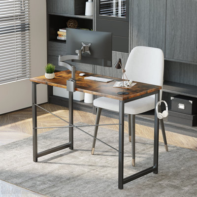 Djellona Metal Base Writing Desk