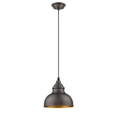 Mini-luminaire suspendu Chloe Lighting Ironclad - 6,5 po H