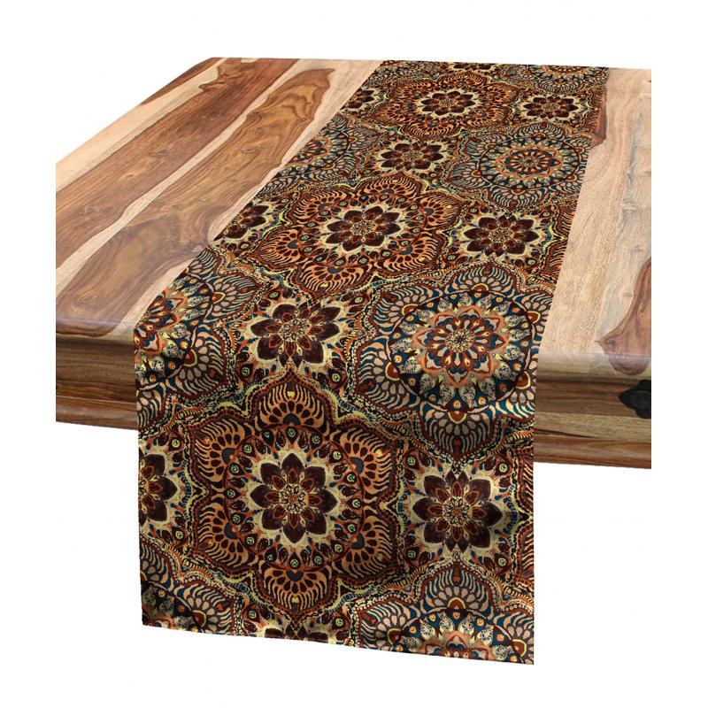 Mandala Table Runner, 16'' D x 90'' L
