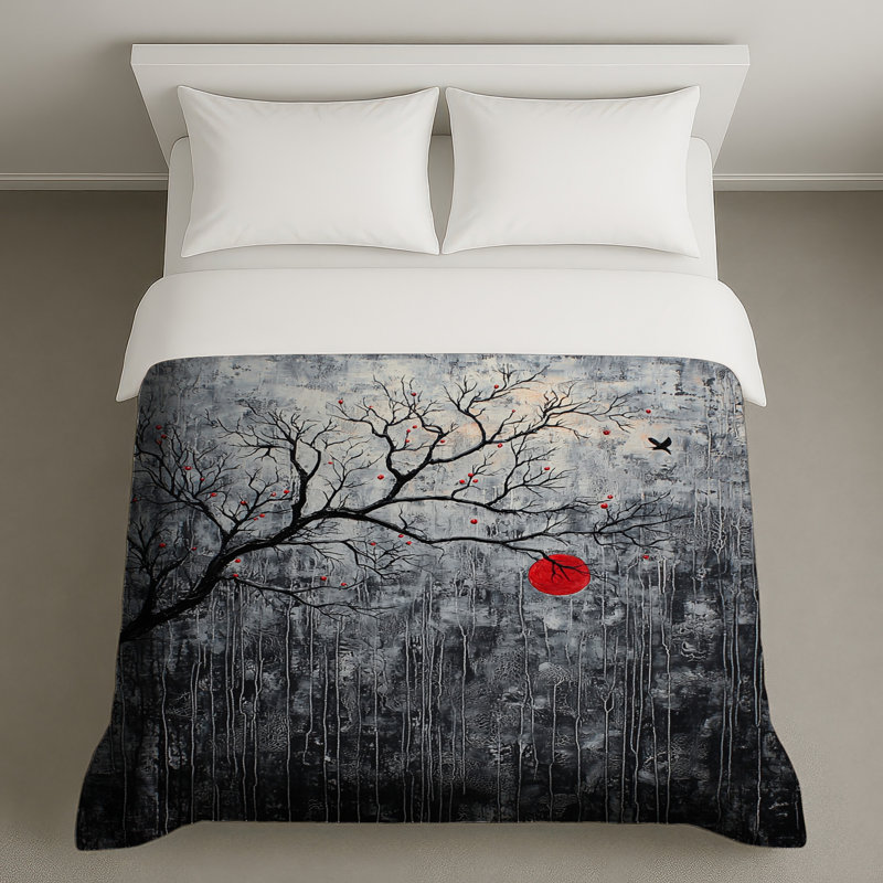 Housse de couette Tree Bedding Nature, Très grand lit