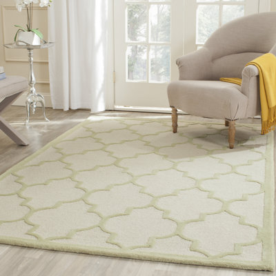Sanyla Hand Tufted Wool Geometric Rug