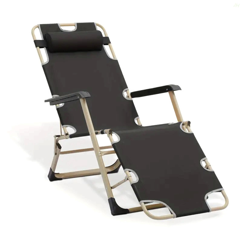 Chaise longue noire