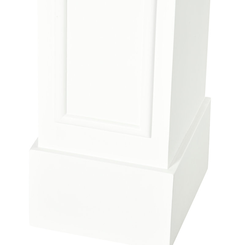 Fireplace Surround - White, 29" Interior Width, Decorative Trait, 45.25" Wide Presentation Spot, Easy To Tidy And Mop, Tipping, Electric Touch, Decoration Space, Wipe , For Fireplaces
