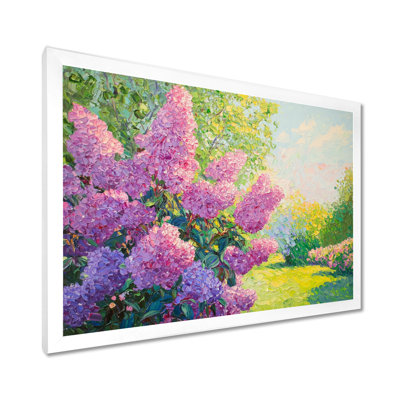 Lilac Gardens In The French Countryside II - Lilacs Print Wall Art