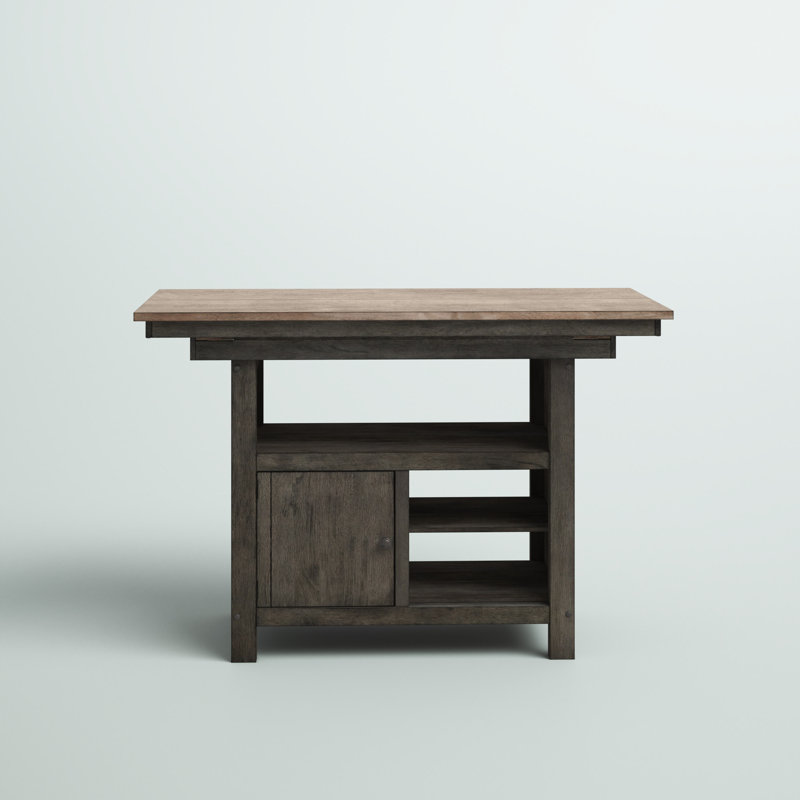 Amelya Wood Kitchen Island