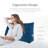 Velvet Puffy Headboard Wedge Triangular Reading Pillow for Back Support-1965948334-1965948323