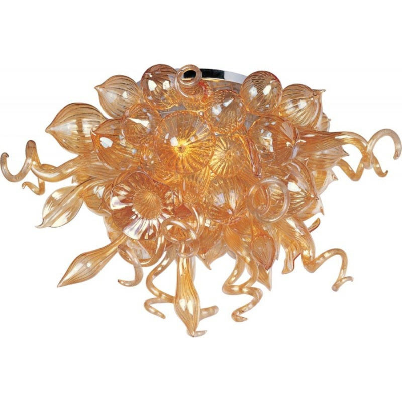 Lustre 18 lumières Murana, Gris, Chrome poli, 31” Wide x 18” Height