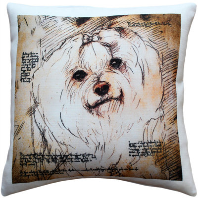 Animal Print Reversible Throw Pillow