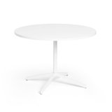 Touchpoint Table, 42" Diameter, Charcoal+White LPL