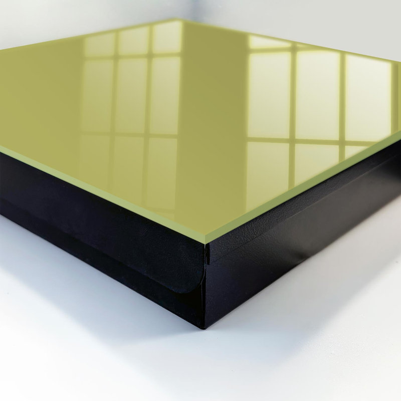 Metal Decorative Trunk, Olive Green