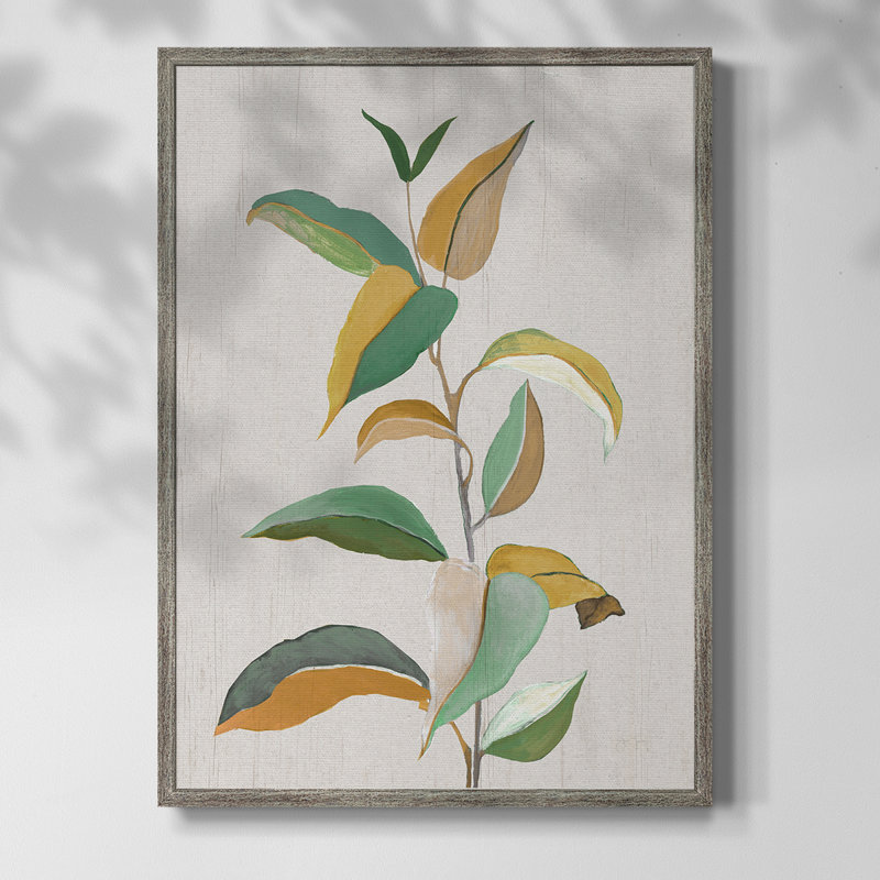 Touched with Sage I Framed Print - Solid Wood 49456, 11'' H x 9'' W