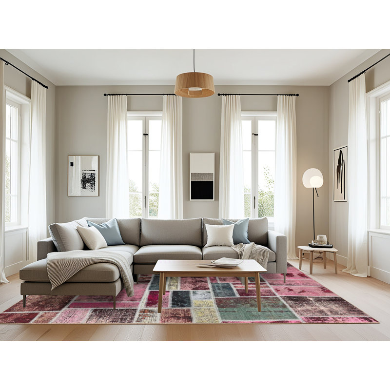 Abstract Indoor Rug, Rectangle 8' x 12'
