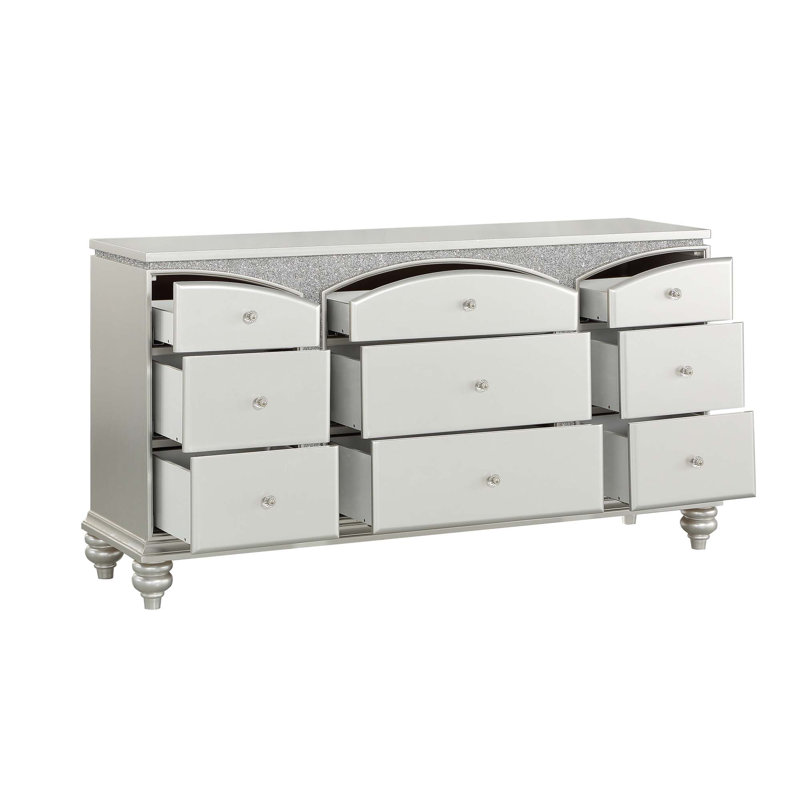 Maverick Platinum Finish Dresser