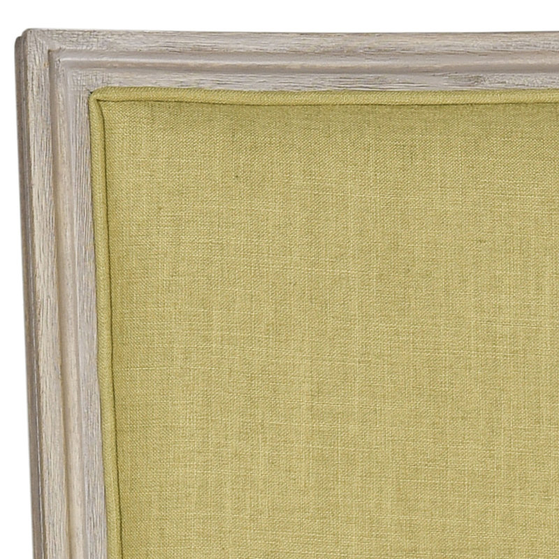 Moneta 19.5'' H Upholstered Side Chair, Spring Green/Rustic Gray