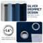 Rideaux isolants et isolants ombrés bleus, fenêtre à œillets dégradés 2 panneaux-2028387981-2028388028