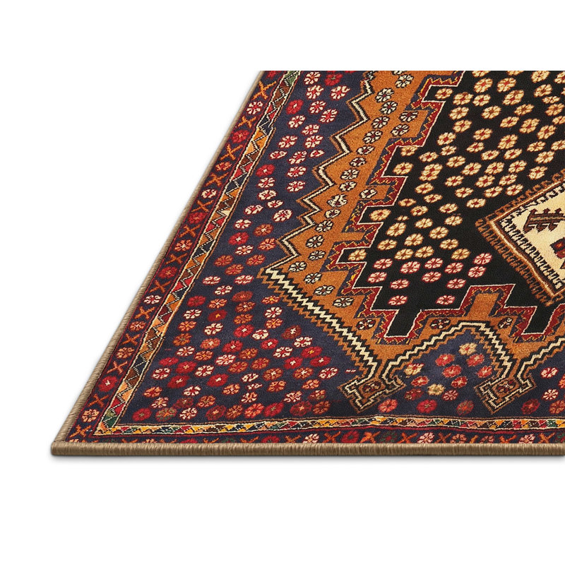 Tapis brun Southwestern, Rectangle 2 pi x 5 pi