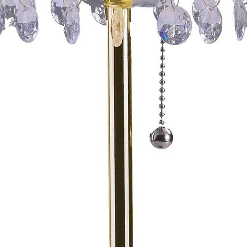Lampe de chevet Mclea, Doré, 20.25'' H x 8'' W x 8'' D