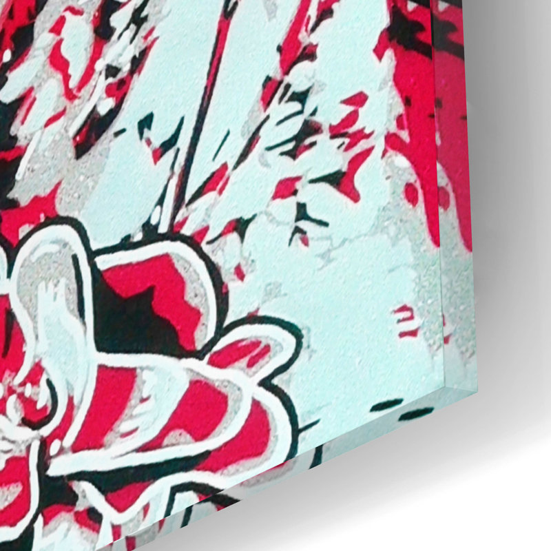 Epic Art «Mirror Geisha» par Abstract Graffiti Acry «Mirror Geisha» par Abstract Graffiti, H 12 po x l 16 po x P 0,13 po