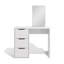 Sherial Vanity with Mirror and 3-Drawer