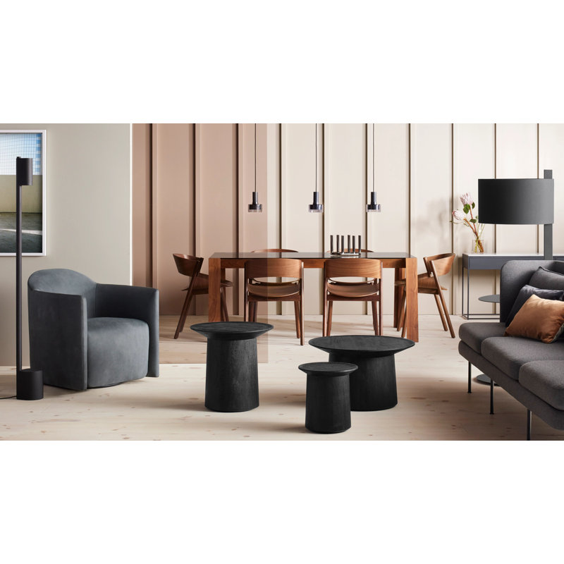 About Face Swivel Club Chair, Ink Genuine Leather