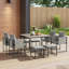 Steel Patio Dining Set Table,