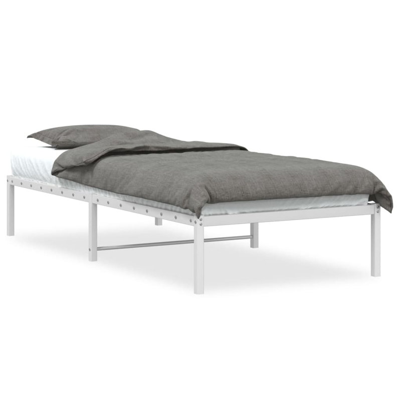 Akenside Bed, European Single (90 x 200cm), White