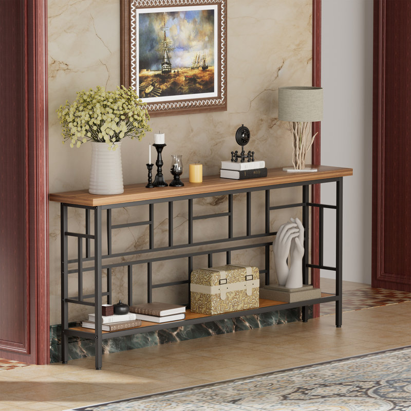 Console Console, l 11,8 po, Brun, H 31,3 po x l 70,9 po x P 11,8 po