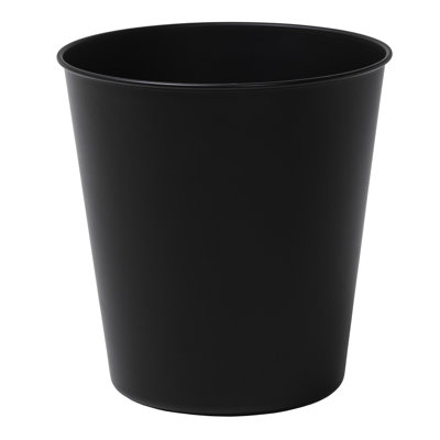 Nolan Modern Classic Smooth Steel 2-Gallon Wastebasket