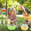 6 paniers à œufs de Pâques - 6 paniers de Pâques faits à la main pour des cadeaux de fête à thème de Pâques, chasse aux œufs de Pâques, cadeaux de Pâques, remplisseurs de panier