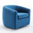 Richard  Upholstered Velvet Swivel Barrel Chair-1165934497