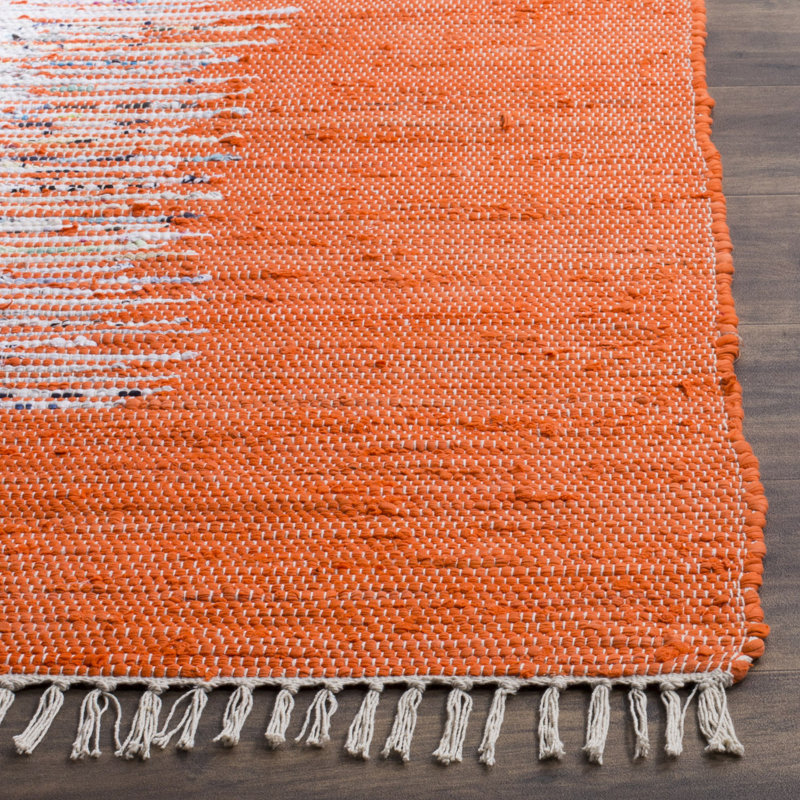 Dumont Abstract Cotton Hand Woven Area Rug, Rectangle 152 x 244 cm