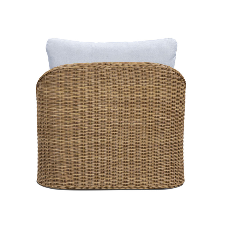 Méridienne d'extérieur Axel Blue Boucle, Bleu