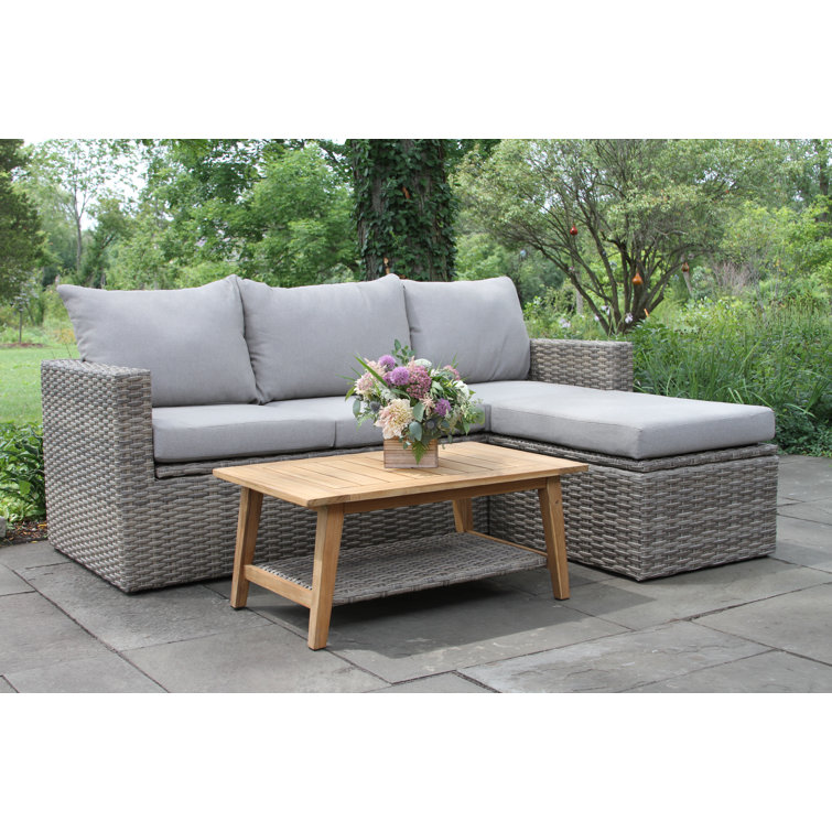 Ensemble de conversation modulaire avec coussins 6 pièces Genesis