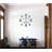 Text & Numbers Non-Wall Damaging Clock Decal-1134754318