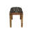 Black And White Upholstered Bench