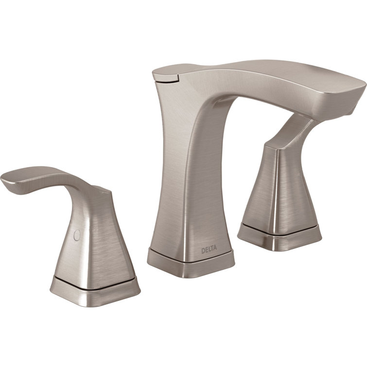 Tesla® Widespread Bathroom Faucet with Drain Assembly and DIAMOND Seal Technology