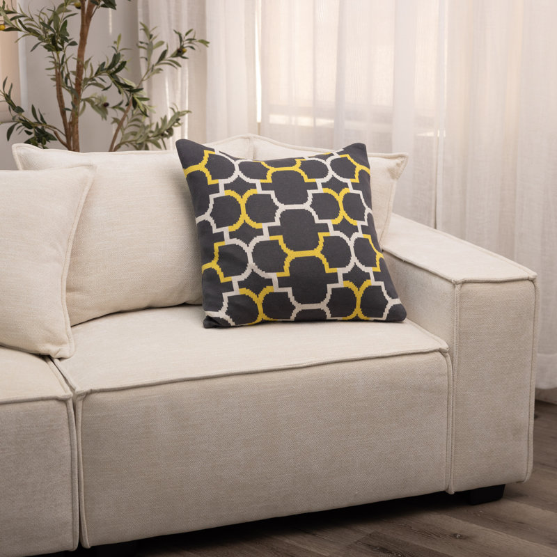 Kennie Square Pillow Cover & Insert