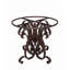 48" Flower of Life Engraved Copper Round Dining Table | Luxury Artisan Crafted Dining