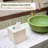 CHI AN HOME 5.9” Capiz Tissue Box Cover, Square Decorative Tissue Holder with Bottom Slider, Handmade Bathroom Accessories, Elegant White Cube for Vanity, Bedroom, Office & Coastal Décor (Natural)