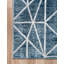 Tapis géométrique bleu / gris Jantsen-424045105